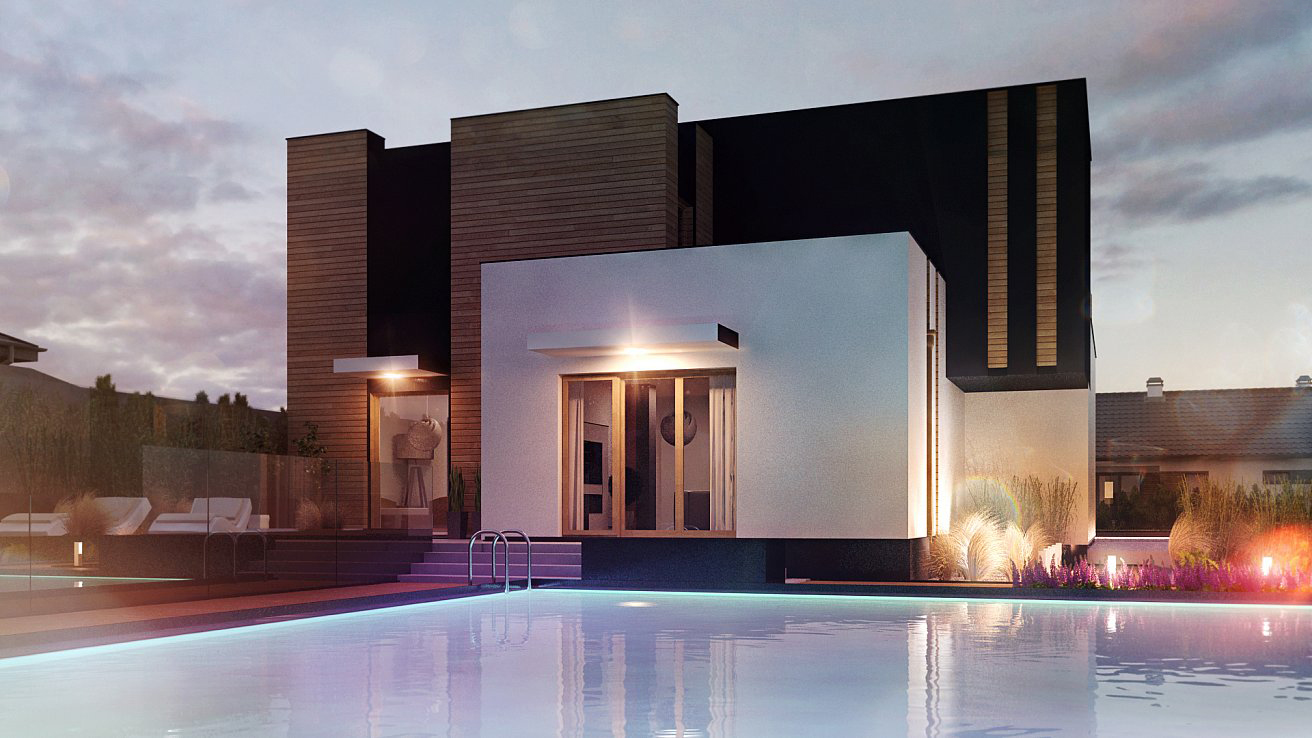 DNIPROBUD \ Проект будинку ZX120 V2