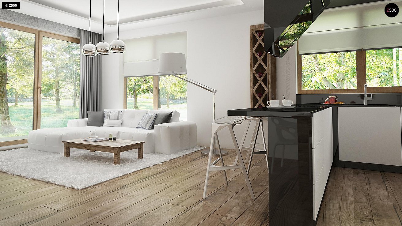 DNIPROBUD \ Проект будинку ZX57 +