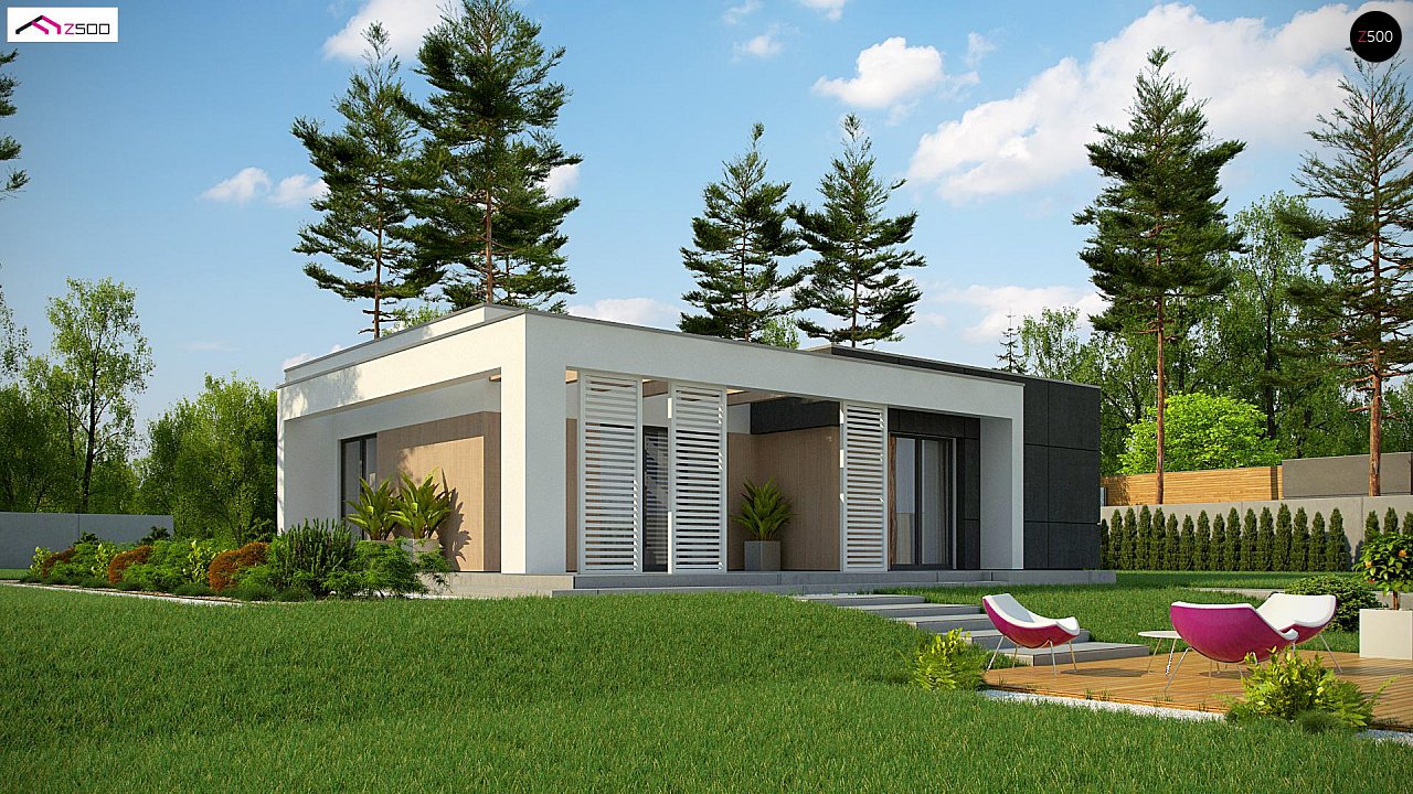 DNIPROBUD \ Проект будинку ZX77 D