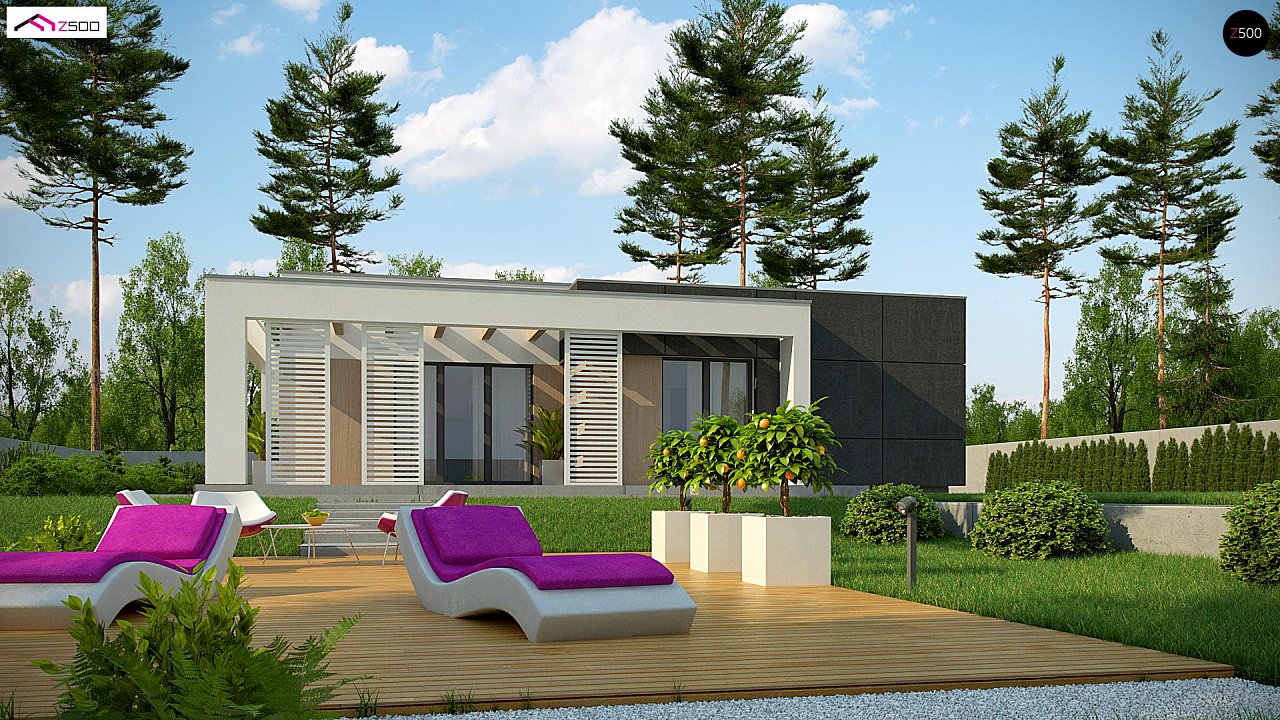 DNIPROBUD \ Проект будинку ZX77 D