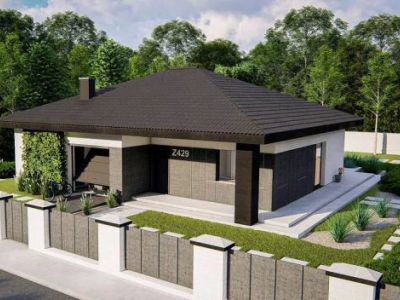 Проект будинку з гаражем Z429 Проект будинку з гаражем Z429